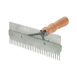 Comb Wood Handle -Stainless Blade