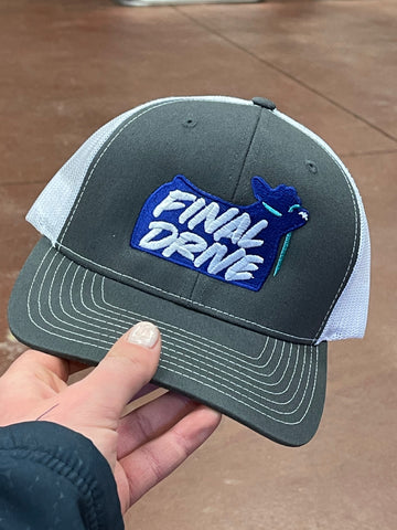 Hat: FD Charcoal/White Trucker Cap