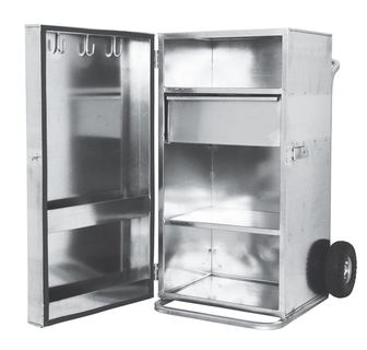 Single Door Galvanized Showbox